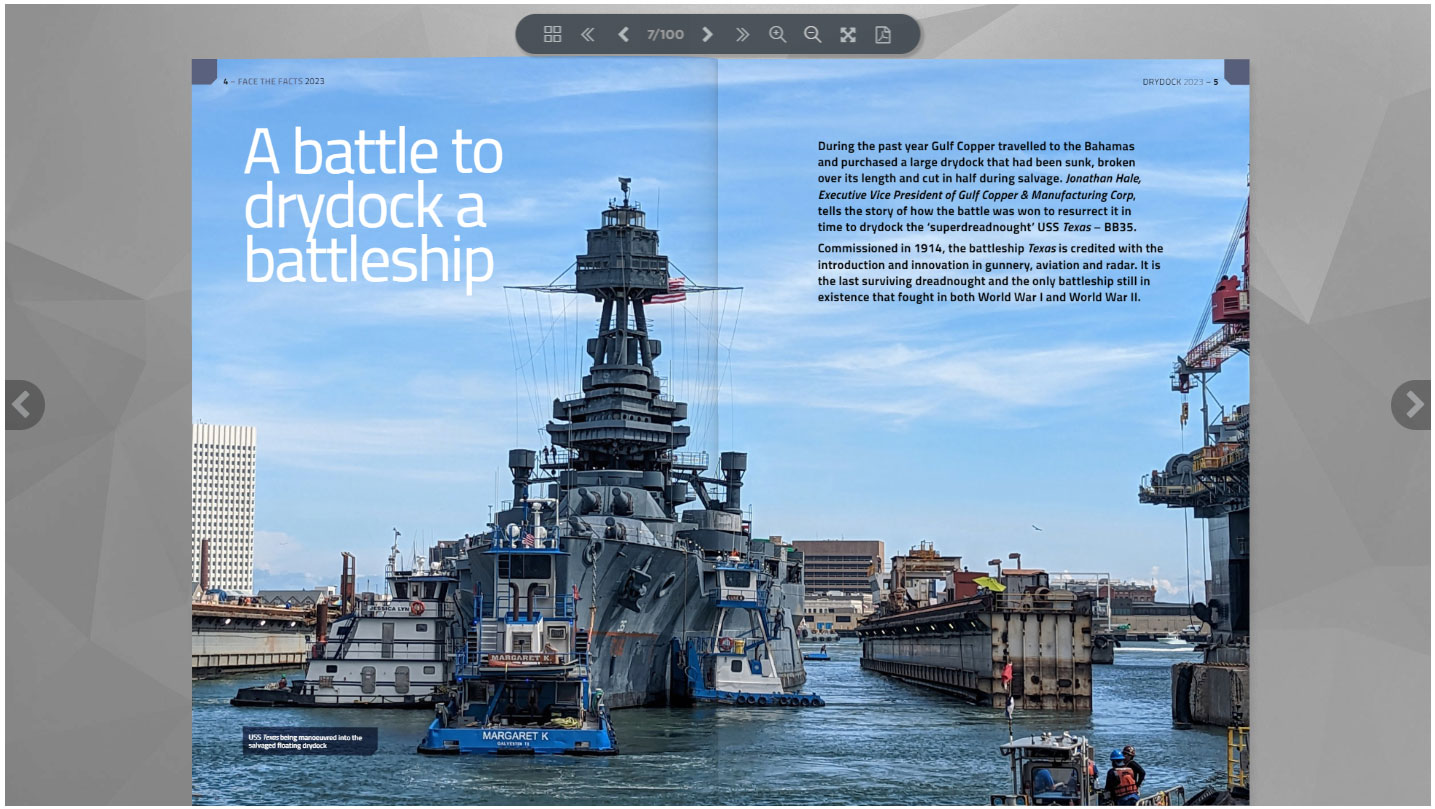 Drydock Magazine article Drydock Magazine article